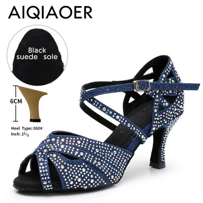 Vysokokvalitné kamienkové latinskoamerické tanečné topánky Lady Tango Salsa tanečné topánky na vysokom podpätku pre dámy svadobné topánky
