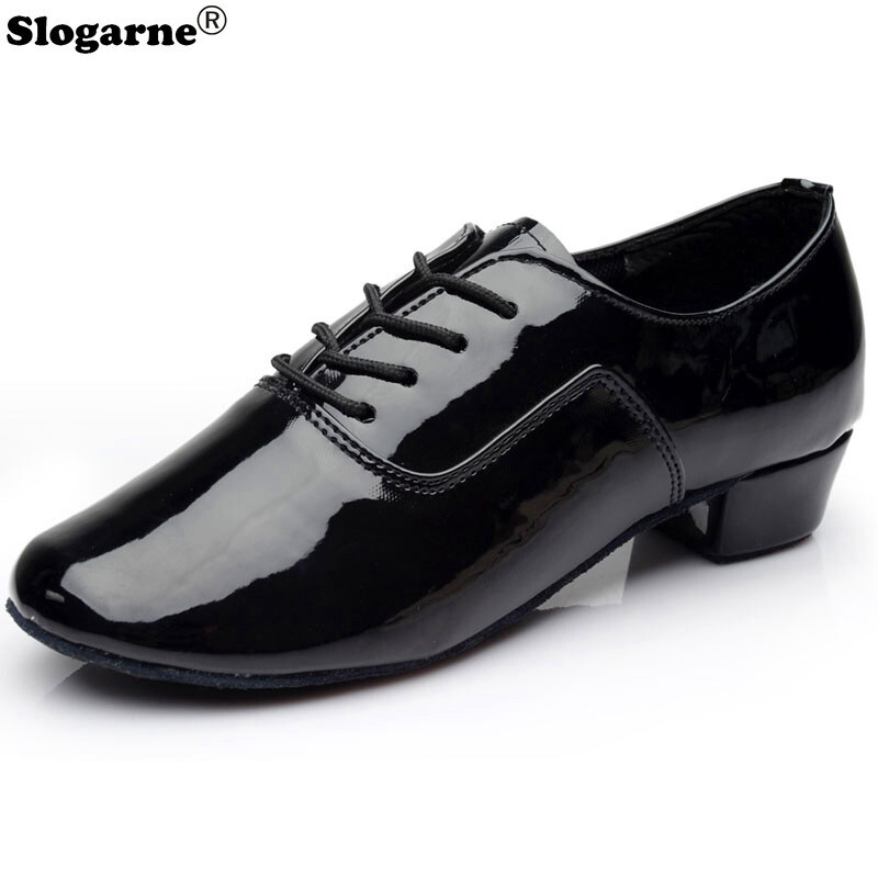 Pánske latinskoamerické topánky pre chlapcov a deti, spoločenské tango, jazzové tanečné topánky, vystúpenia, mäkká kožená podrážka, dámske moderné štvorcové topánky