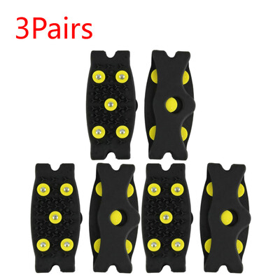 1-5 gab. 5 kniedes kāpšanas kronšteini pretslīdēšanas alpīnisma skavas Unisex zābaki sniega skavas Āra ķēdes apavu tapas