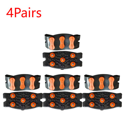 1-5 gab. 5 kniedes kāpšanas kronšteini pretslīdēšanas alpīnisma skavas Unisex zābaki sniega skavas Āra ķēdes apavu tapas