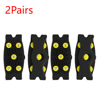 1-5 gab. 5 kniedes kāpšanas kronšteini pretslīdēšanas alpīnisma skavas Unisex zābaki sniega skavas Āra ķēdes apavu tapas