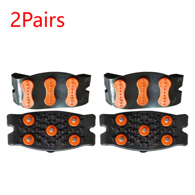 1-5 gab. 5 kniedes kāpšanas kronšteini pretslīdēšanas alpīnisma skavas Unisex zābaki sniega skavas Āra ķēdes apavu tapas