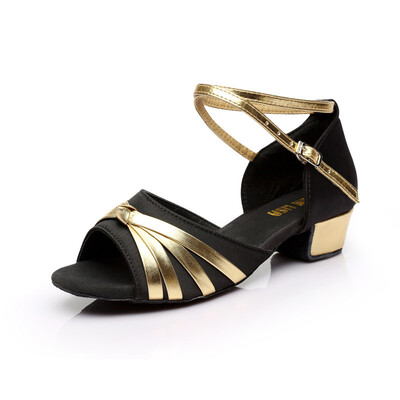 Aukštos kokybės naujų prekių didmeninė prekyba mergaitėms vaikams / vaikams / vaikams Ballroom Tango Salsa Latin šokių batai žemakulniai batai