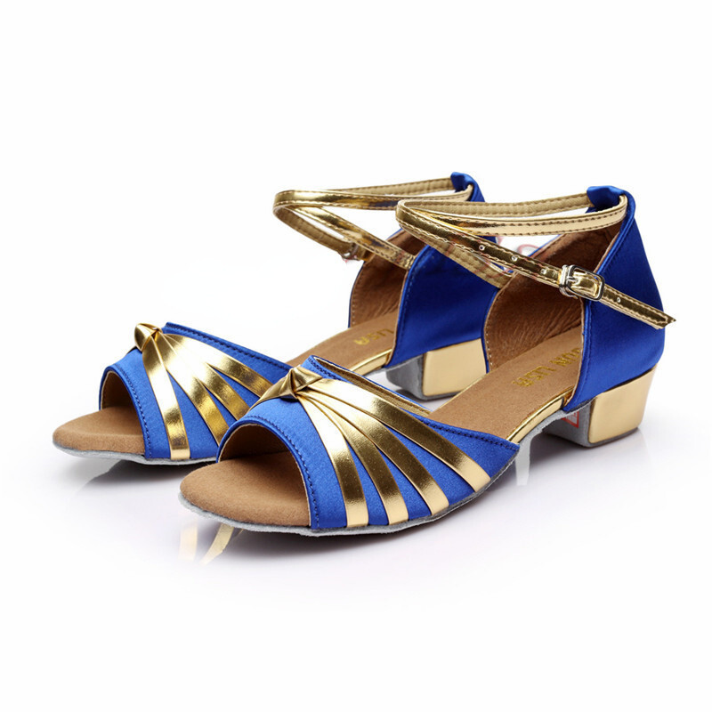 Aukštos kokybės naujų prekių didmeninė prekyba mergaitėms vaikams / vaikams / vaikams Ballroom Tango Salsa Latin šokių batai žemakulniai batai