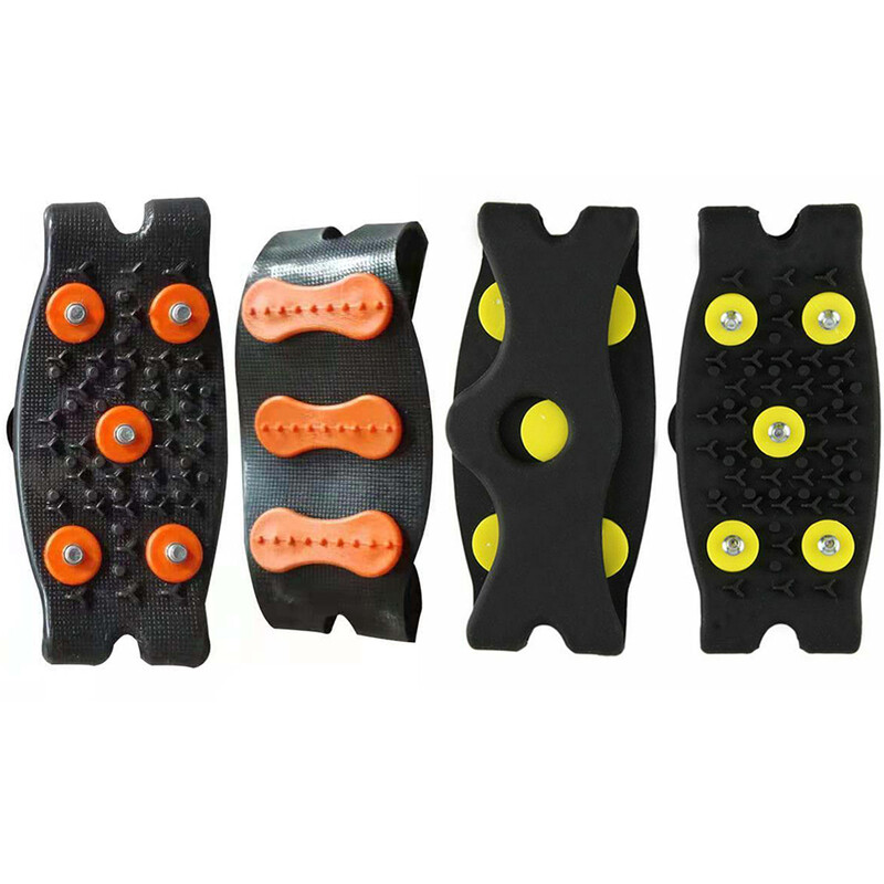5 stud Snow Ice Claw pretslīdēšanas alpīnisma skavas Unisex sniega spīļu apavu pārvalki pastaigu pārgājienu piederumi