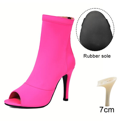 YSWEYOMIC Latinskoamerické tanečné topánky Dámske sexi jehlové topánky na tango čižmy, párty tanečné čižmy, dámske tanečné topánky, spoločenské topánky