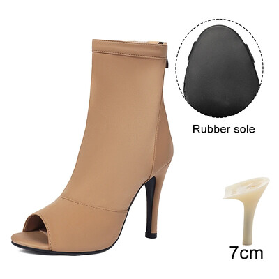 YSWEYOMIC Latinskoamerické tanečné topánky Dámske sexi jehlové topánky na tango čižmy, párty tanečné čižmy, dámske tanečné topánky, spoločenské topánky