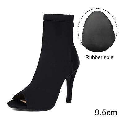 YSWEYOMIC Latinskoamerické tanečné topánky Dámske sexi jehlové topánky na tango čižmy, párty tanečné čižmy, dámske tanečné topánky, spoločenské topánky