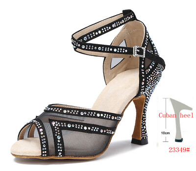 WUXIJIAO Dámske tanečné topánky Tango Salsa Latin Dance Topánky pre dievčatá Spoločenské tanečné topánky na podpätku Červené svadobné topánky s mäkkou podrážkou Dámske sandále