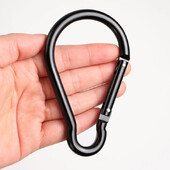 Alumīnija sakausējuma karabīnes āķi Ķirbja forma Nebloķējošs dizains Liels pārgājienu kempings karabīne Ātrās saites bloķēšanas gredzens karabīnes āķis