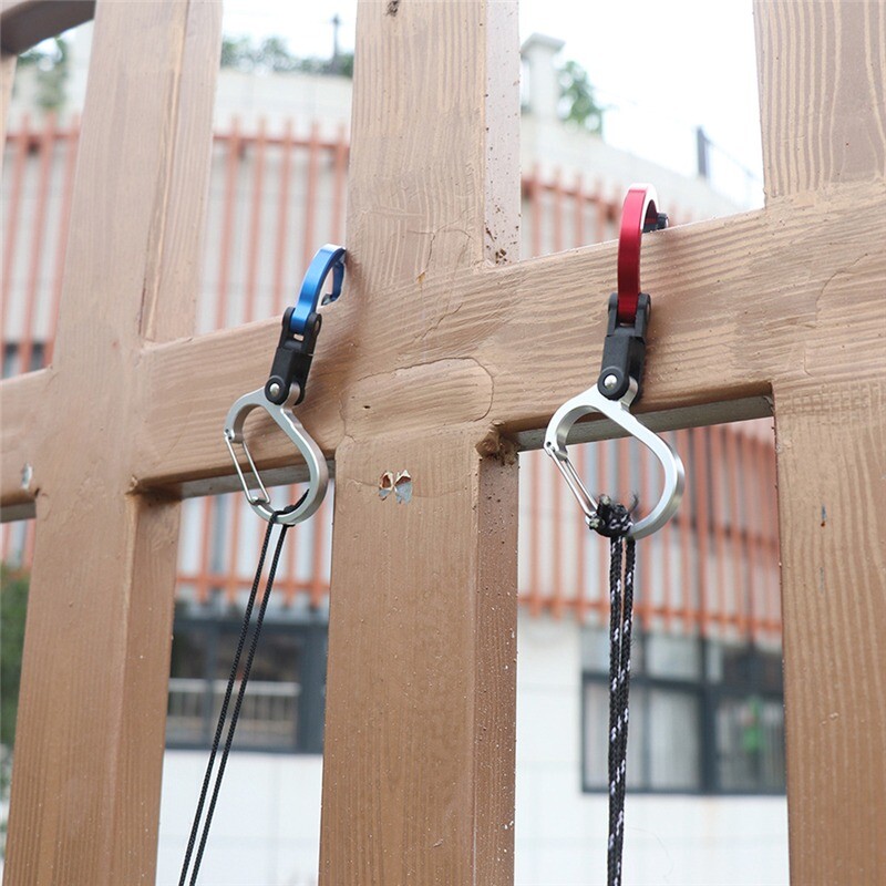 Āra karabīnes hibrīda zobratu saspraudes Rotējošais āķis Spēcīgi skavas Kempings Pārgājieni Ceļojumu mugursoma kalnos kāpšanas piederumi