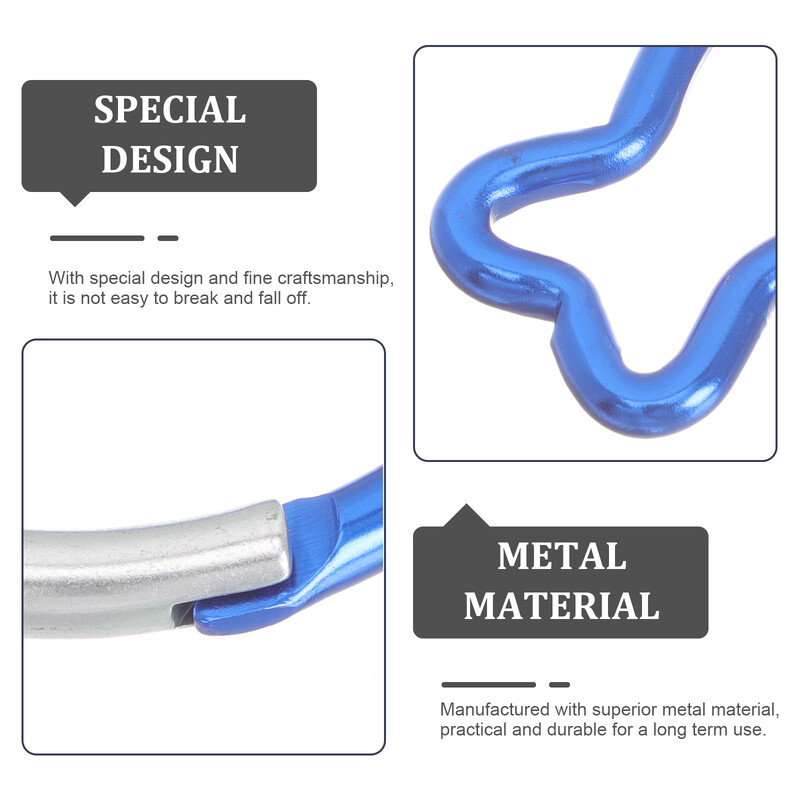 10 vnt Laipiojimo karabino raktų pakabuko segtukas Mini sportui lauko išgyvenimo reikmenys stovyklavimo kabliukai Profesionalios kelionės