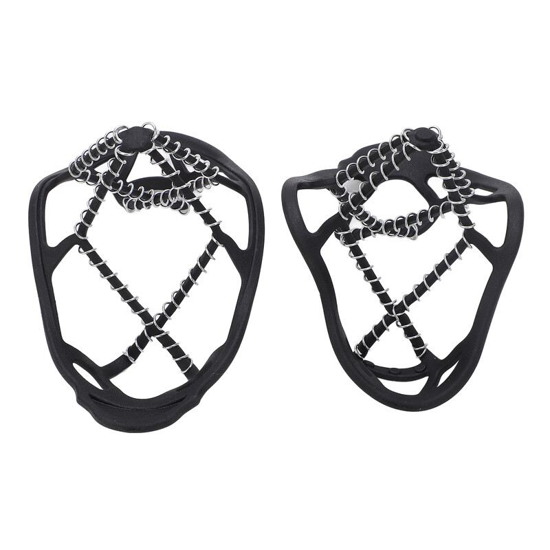 Ice Traction kültéri hó Csúszásgátló tüskék markolat hegymászó lábbelik Ice Traction kapcsok hótüskék Snow Traction kapcsok