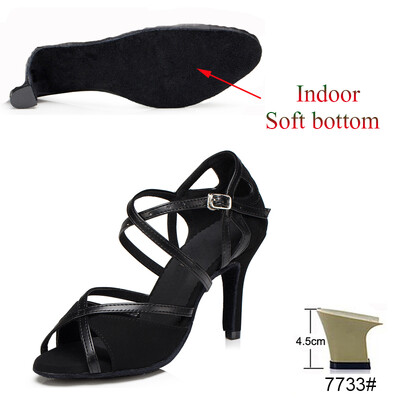 Dámske tanečné topánky na salsu a tango, spoločenské párty a šport, červené a čierne, dievčenské, vysoké podpätky, letné sandále, outdoorové, dámske tanečné topánky