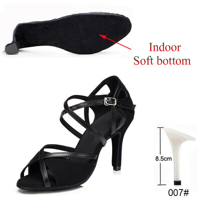 Dámske tanečné topánky na salsu a tango, spoločenské párty a šport, červené a čierne, dievčenské, vysoké podpätky, letné sandále, outdoorové, dámske tanečné topánky