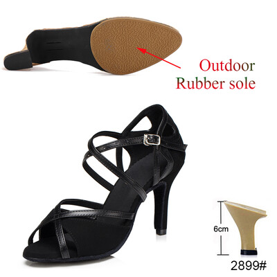 Dámske tanečné topánky na salsu a tango, spoločenské párty a šport, červené a čierne, dievčenské, vysoké podpätky, letné sandále, outdoorové, dámske tanečné topánky