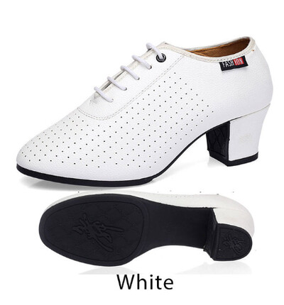 Női latin tánccipő Salsa báltermi cipő puha talpú Breath PU női gyakorló tánccipő, 5 cm-es sarkú női tánccipő