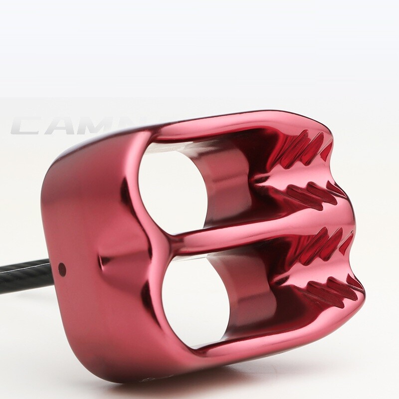 Klinšu kāpšanas ATC Descender alumīnija 25kN iekštelpu kāpšanas sienas aizsargs āra nolaišanās alpīnisma takelāžas aprīkojums