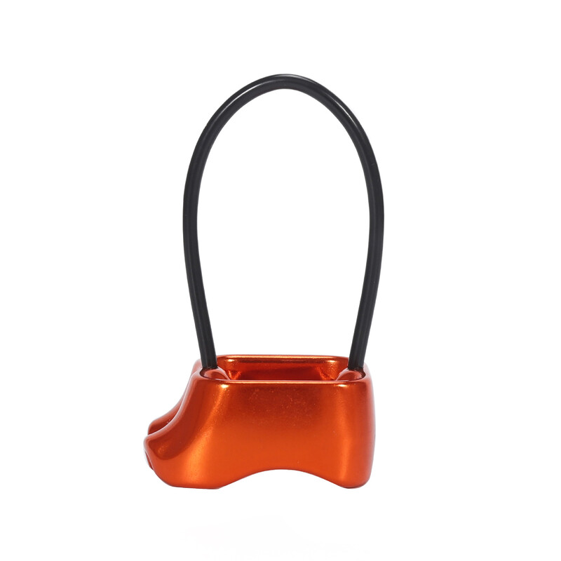 Klinšu kāpšanas ATC Descender alumīnija 25kN iekštelpu kāpšanas sienas aizsargs āra nolaišanās alpīnisma takelāžas aprīkojums