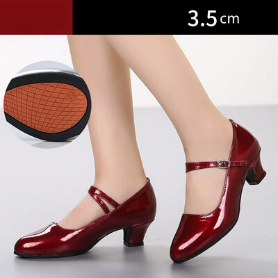 Dámske štandardné tanečné topánky na vysokom podpätku, dámske dievčenské spoločenské tanečné topánky s mäkkou podrážkou, moderné tanečné topánky na salsu a latino topánky.