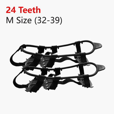 1 pāris 18 zobu ledus satvērēja tapas apaviem pret slīdēšanu pārgājieniem kāpšana sniega tapas krampji skavas Ķēdes nagi rokturi zābaki pārvalks