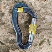 Alpinism Speologie Alpinism Carabinier Coarda anti-alunecare Blocare principală În formă de pește Carabinier Clip Cârlig de blocare cu scripete fin