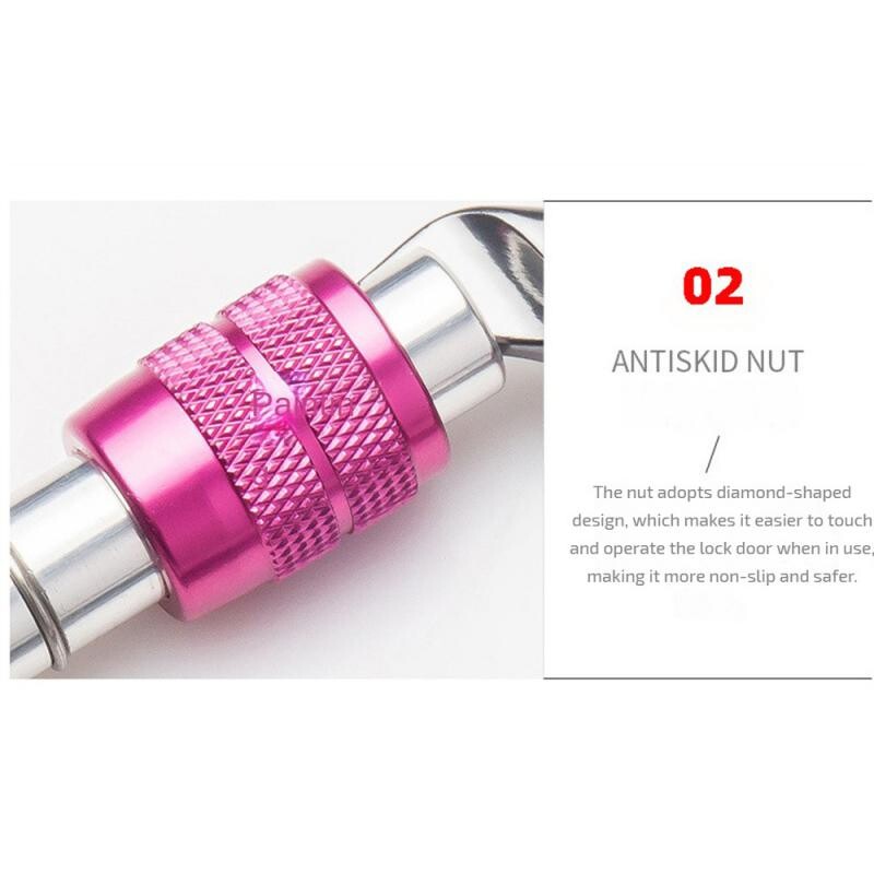 Alpinism Speologie Alpinism Carabinier Coarda anti-alunecare Blocare principală În formă de pește Carabinier Clip Cârlig de blocare cu scripete fin