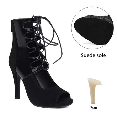 Moteriški aukštakulniai juodi Sexy Pole Dance Batai Šokams Moteriški Lotynų Batai Mergaičių Ballų Modernūs Moteriški Tango Salsa Elegantiški batai