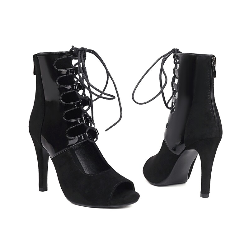 Moteriški aukštakulniai juodi Sexy Pole Dance Batai Šokams Moteriški Lotynų Batai Mergaičių Ballų Modernūs Moteriški Tango Salsa Elegantiški batai