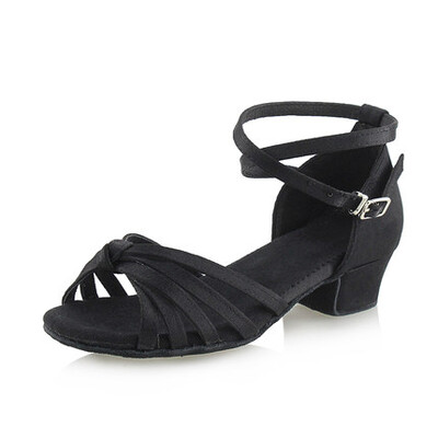 Meiteņu Latin Ballroom Tango Salsa Tango Sieviešu Salsa Rumba Latīņu deju apavi Latīņu deju apavi zempapēžu kurpes 3 krāsas