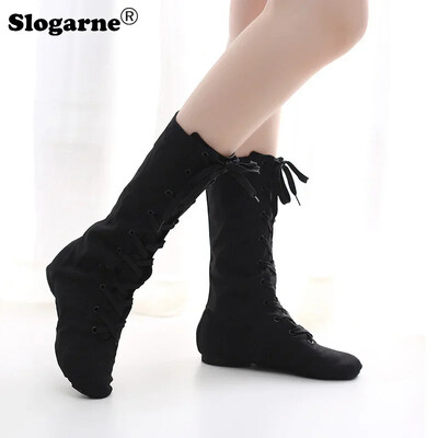 Dámske baletné topánky na jazzový tanec, detská obuv na pódiové vystúpenia, moderné jazzové topánky na pánske topánky s koženou podrážkou, moderné tanečné topánky