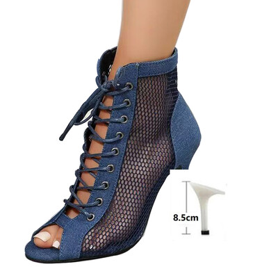 Dámske tanečné topánky, jazzové tanečné topánky, latinskoamerické tango, spoločenské tanečné topánky, swingové topánky s rybími ústami, gladiátorské sandále na vysokom podpätku