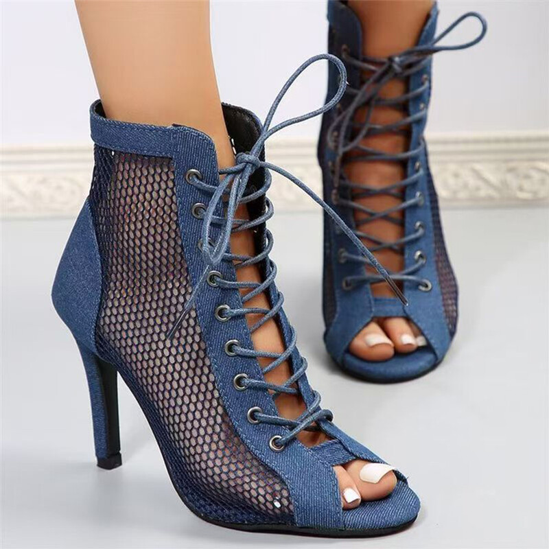 Dámske tanečné topánky, jazzové tanečné topánky, latinskoamerické tango, spoločenské tanečné topánky, swingové topánky s rybími ústami, gladiátorské sandále na vysokom podpätku