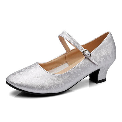 XIHAHA Dámske chinoiserie vysoké podpätky Letné dámske latinskoamerické tanečné topánky Tango Salsa Spoločenské párty Svadobné dámske topánky Dievčenské sandále