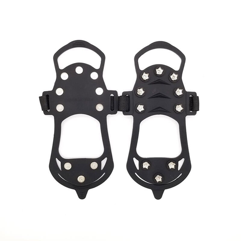 S-XL 10 smeigių Neslystantis ledo sniego griebtuvas smaigalys žieminiai laipiojimo batai neslystantys ledo rankenos batams batams sniego segtukai.