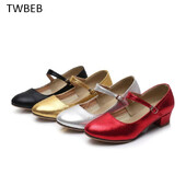 Pobūvių šokių batai Moteriški Jazz Tango Salsa Lotynų Amerikos šokių Batai Moteriški žemakulniai Moteriški šokių Batai Close Toe