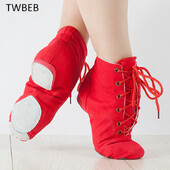 Moteriški Batai Minkštas Padas Drobiniai Jazz Batai Šokių Batai Vaikams Moteriški Batai Balerina