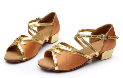 Moteriški Lotynų Amerikos šokių batai Spalvoti blokiniai šokių batai Moteriški vaikų ir moteriškų kostiumų šokių batai moterims Lotynų Amerikos šokių batai žemakulniai