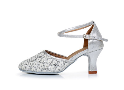 Sieviešu deju apavi Latin Girls Modern Tango balles deju apavi Sieviešu augstpapēžu deju apavi ar mīkstu zoli Profesionāli melni sarkani