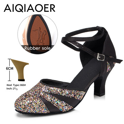 Latinskoamerické tanečné topánky dáma salsa tango klub stretnutie dievčatá vysoký podpätok vonkajšie uzavretá špička topánky šport