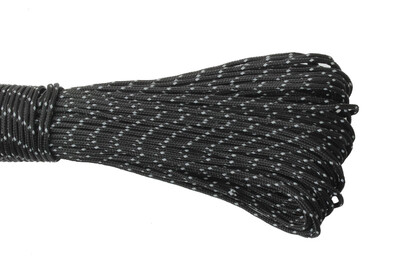 GEGEDA 2 mm atspindintis „Paracord“ 3 vijų „Paracord“, skirtas išgyvenimui, parašiutui skirta virvelė, kempingas