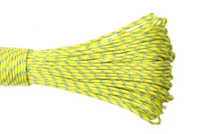 GEGEDA 2 mm atspindintis „Paracord“ 3 vijų „Paracord“, skirtas išgyvenimui, parašiutui skirta virvelė, kempingas