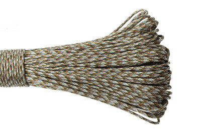 GEGEDA 2 mm atspindintis „Paracord“ 3 vijų „Paracord“, skirtas išgyvenimui, parašiutui skirta virvelė, kempingas