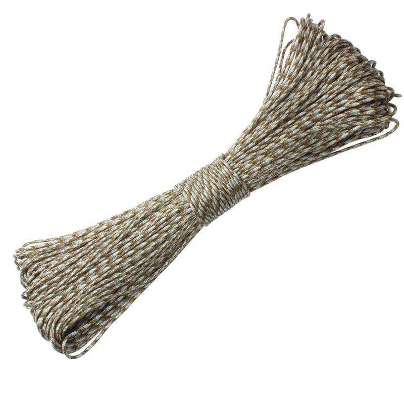 GEGEDA 2 mm atspindintis „Paracord“ 3 vijų „Paracord“, skirtas išgyvenimui, parašiutui skirta virvelė, kempingas