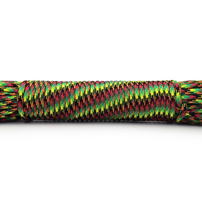 Aukštos kokybės 31 metras 100 pėdų Paracord 550 III tipo 9 stovas Paracord laidinis lynas Išgyvenimo rinkinys Didmeninė prekyba žygiams kempingams