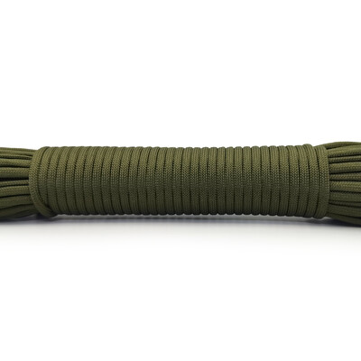 Aukštos kokybės 31 metras 100 pėdų Paracord 550 III tipo 9 stovas Paracord laidinis lynas Išgyvenimo rinkinys Didmeninė prekyba žygiams kempingams