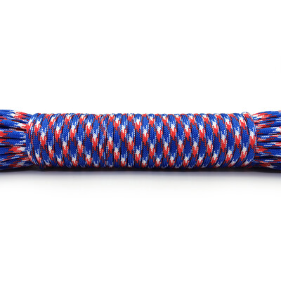 Aukštos kokybės 31 metras 100 pėdų Paracord 550 III tipo 9 stovas Paracord laidinis lynas Išgyvenimo rinkinys Didmeninė prekyba žygiams kempingams