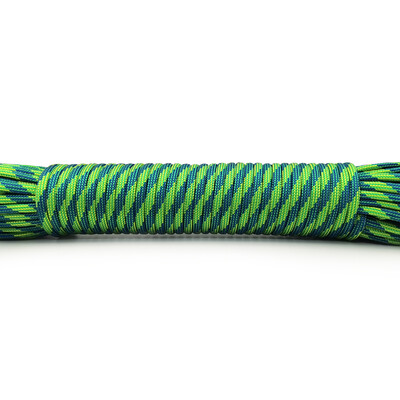 Aukštos kokybės 31 metras 100 pėdų Paracord 550 III tipo 9 stovas Paracord laidinis lynas Išgyvenimo rinkinys Didmeninė prekyba žygiams kempingams