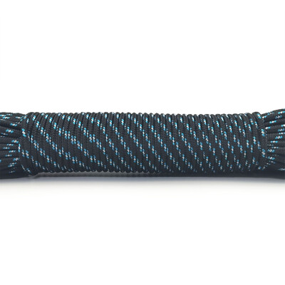 31 metras 100 pėdų skersmuo 3 mm vieno stovo šerdies lynas, skirtas išgyvenimui Parašiuto virvelė Palapinės virvė, skirta žygiams, stovyklavimui