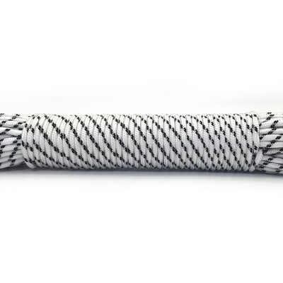 31 metras 100 pėdų skersmuo 3 mm vieno stovo šerdies lynas, skirtas išgyvenimui Parašiuto virvelė Palapinės virvė, skirta žygiams, stovyklavimui